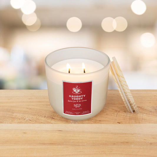 Haughty Toddy 2-Wick Candle by Buff City Soap Supply, LLC