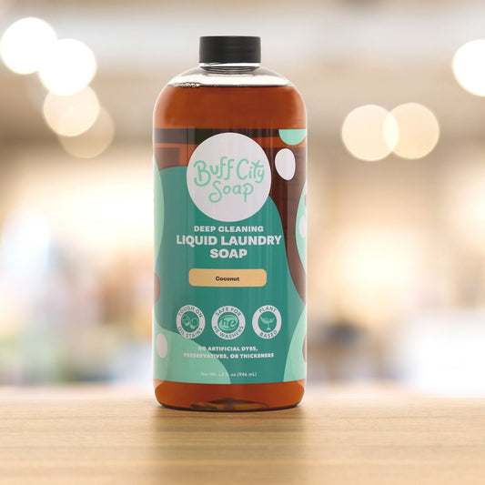 Coconut Liquid Laundry Soap by Buff City Soap Supply, LLC