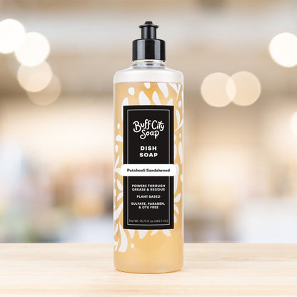 Patchouli Sandalwood Dish Soap by Buff City Soap Supply, LLC