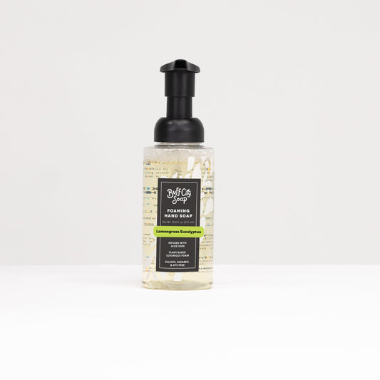 Lemongrass + Eucalyptus Foaming Hand Soap by Buff City Soap Supply, LLC