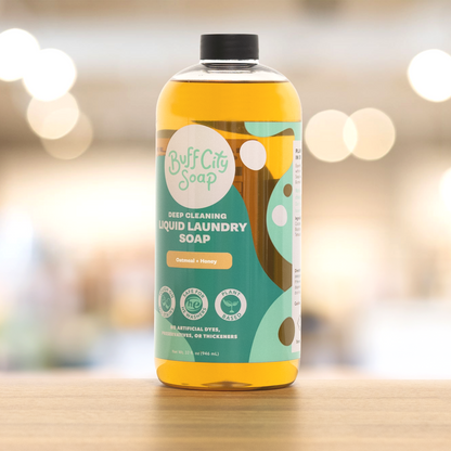 Oatmeal + Honey Liquid Laundry Soap by Buff City Soap Supply, LLC