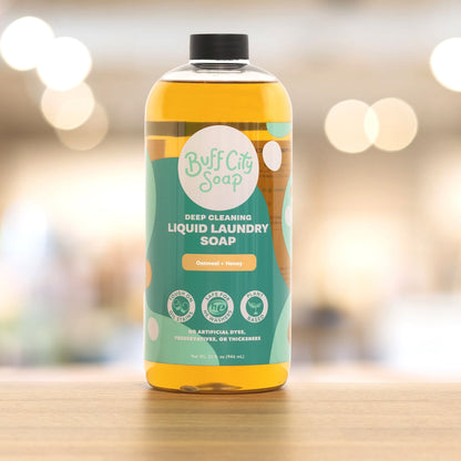 Oatmeal + Honey Liquid Laundry Soap by Buff City Soap Supply, LLC