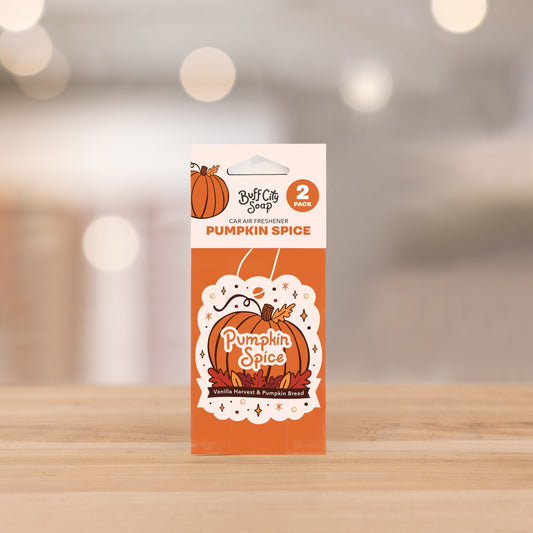 Pumpkin Spice 2-Pack Car Air Freshener
