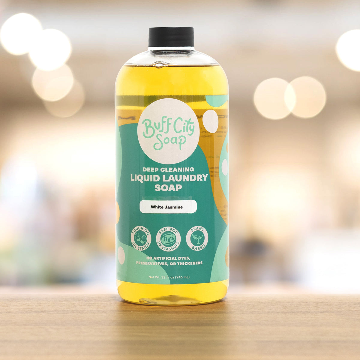 White Jasmine Liquid Laundry Soap by Buff City Soap Supply, LLC