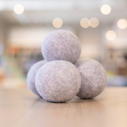 White Jasmine Wool Dryer Balls (Set of 3) by Buff City Soap Supply, LLC